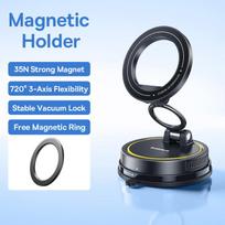 Baseus Vacuum Magnetic Car Phone Holder Mount 360° Rotation Stand Car Mount for iPhone Samsung Xiaomi Travel Holder Gym Stand