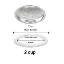 Coffee Rubber Ring Italian Moka Pot Flexible Washer Gasket Ring Replacenent Parts For Cups Moka Pot For Express Pots white