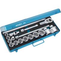 Raktų rinkinys Hazet Steckschlüssel-Satz 1002, 3/4", 18 dalių (mėlynas, su perjungimo rankena) | 1002 | 4000896001736