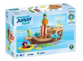 PLAYMOBIL Junior 71769 Peter Pan ir piratų laivas, Disney, 12 dalių, Nuo 12 mėnesių