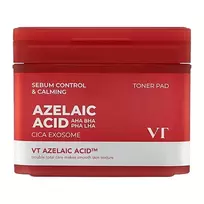 VT Cosmetics Az Care Toner Pad – toniko diskeliai su azelaino rūgštimi, 60 vnt.