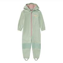Lauko Vėjui Atsparus Minkštas Šelmas Vaikams Kombinezonas Berniukams ir Mergaitėms Kombinezonas Romperis Vilnos Pamušalu Heattech Atsparus Vandeniui Eksportui Light green 110-116 beige