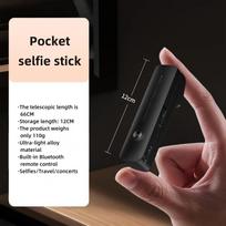 Portable Mini Selfie Stick Bluetooth Remote 360° Ratatable Retractable Rotation Foldable Handheld Bracket for Video Live Holder juoda