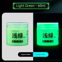 60g Long Lasting Bright Luminous Powder Paint Epoxy Resin Pigment Glow In The Dark Fluorescent Powder Diy Artwork Party Supplies white