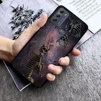 Skeleton Art Phone Case For Motorola Moto G Stylus 5G G Play G35 G45 G54 G24 G86 G04S E13 E14 E32 E32S Moto G Play 2023 gray