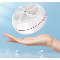 Ultrasonic Turbo USB With switch Rotating Turbine Portable Washing Machine Socks Underwear Wash Dishes ForTravel Student washing No switch white