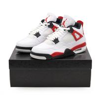 DH6927-161 Nike Air Jordan 4 Retro Red Cement Fire Black Neutral Grey (Men's) 11 white