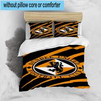 3pcs Dundee United Crest Printed Bedding Set Duvet Cover Closure Includes 1 Duvet Cover & 2 Pillowcases Bedding Sets Home Decor Gifts 135cm*200cm