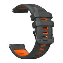 Dirželiai laikrodžiui Xiaomi Watch 5 / S5 / S4 Sport / S3 / S2 / S1 Pro 22mm Pakeičiamas riešo dirželis Greito atsegimo silikoninis dirželis 22mm width black