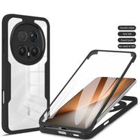 For Honor Magic8 Pro dėklas Honor Magic8 Pro dangtelis Pilno korpuso apsauginis dėklas Apsauginis 360 dvipusis dangtelis Funda Coque Capa Honor Magic8 Pro black