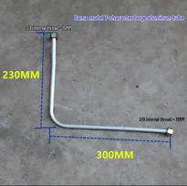 Vario ir aliuminio oro kompresoriaus žarnų rinkinys su įleidimo ir pripūtimo vamzdeliais - Pilnas kompresoriaus priedas L-shaped Large Aluminum Pipe