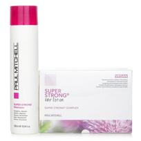 Paul Mitchell Strength Super Strong Complex Program Set: Shampoo 300ml + Hair Lotion 12x6ml 13pcs white