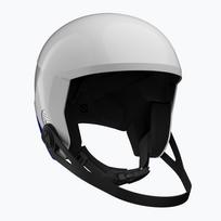 Vaikiškas slidinėjimo šalmas Salomon Equipe Fis + Chinguard Jr white/race blue