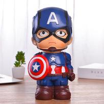 Superherojus Taupyklė Saugus Taupantis Monetų Dėžutė Butelis Taupyklė Popieriniams Pinigams Bankas Vaikui Captain America