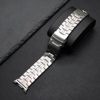 Titano prabangus dirželis Samsung Galaxy Watch 8 Classic 46mm 8 44/40mm vyrams Metalinė apyrankė SAMSUNG Galaxy Ultra 7 47mm Galaxy 8 40mm 44mm sidabras