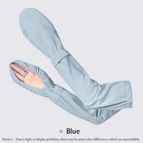 1 Pair UPF 50+ Sun Protection Arm Sleeves for Women, Anti-UV Cooling Summer Sleeves, Adjustable Cuffs for Driving Outdoor 1pair mėlyna