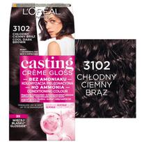 L'Oréal Paris Casting Creme Gloss Plaukų dažai 3102 Tamsiai šaltai rudas
