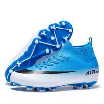 Vyriški aukštakulniai futbolo bateliai jaunimui - Ilgi dygliuoti dirbtinės dangos treniruočių batai Size 44