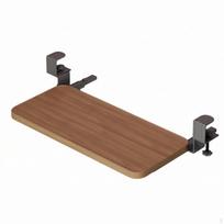Under Desk Keyboard Tray Ergonomic for Gaming Room, Office Workers, Gamers 50x20x1.2cm_Teak