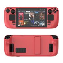 Full Coverage Case  For Steam Deck/Steam Deck OLED Red black