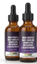 Advanced Liquid Milk Thistle Formula with NAC, Choline, Artichoke & Glutathione for Maximum Absorption – 60ml 2pack