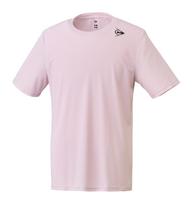 Tennis Wear Badminton Short Sleeve Game Moisture Absorbent Quick Drying DAL8445 2025SS Baby Pink S [Dunlop] T-Shirt white