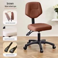 Reguliuojamas krėslas nagų ir dantų specialistams: Atlošas reguliuojamas, sėdynės pagalvėlė reguliuojamo aukščio ir sukiojama 360°. 53x25x53 brown