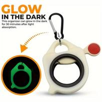 1pc Portable Cable Tie Organizer, Portable Hardware Storage Fluorescent Storage Device balta