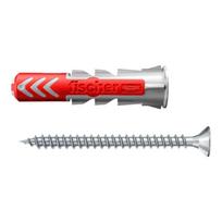Fischer universalus dvikomponentis kaištis DuoPower 61-535459 6x30 S su varžtu 50 vnt.