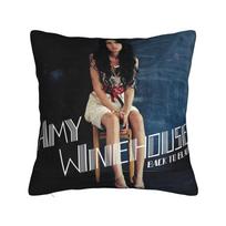 New Style Home Amy Winehouse singer Decorations Pillowcases Merch  Pillow Covers Square Multi-Size 12x12in 30X30cm black