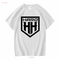 Haro BMX Bikes T Shirt Dave Mirra Woodward Xgames Retro Heavy Cotton vintage Washed Stylish Slightly fashion Soft streetwear L black