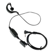 2.5mm Walkie Talkie Earphone Headphone Portable Ergonomic Lapel Clip Earpiece Replacement for HYT TC310/TC320/TC1688