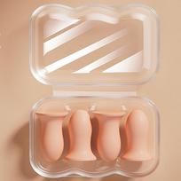 10Pcs Soft Ear Plugs for Sleeping Noise Reduction Soundproof Slow Rebound Earplugs Anti Noise Sleeping Aid white