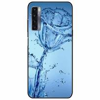 TCL 20L Plus dėklas 20L+ Silikoninis minkštas smūgiams atsparus TPU galinis dangtelis skirtas TCL 20S 20L dėklui Juodas buferis Dažytas Funda TCL20S Capa TCL 20s  T7730