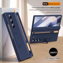 Samsung Z Fold 7/6/5/4 Full Coverage Case with Bracket & Retractable S Pen Slot SM-Z FOLD6