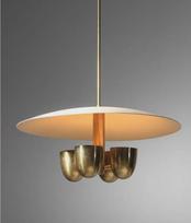 Mid Century Italian Sputnik Chandelier 1950s Modern Raw Brass 4-Light Pendant Ceiling Fixture Kalmar Italian Dining Modern Brass Chandelier M