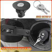 Fit For Ford Fiesta Focus F-150 Car Fuel Gas Tank Locking Cover Cap With Keys Auto Accessories Plastic Black #8U5Z-9C268-B black