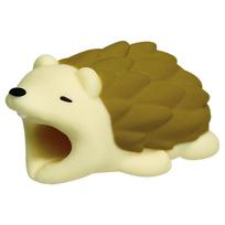 Adorable Animal Bite Cable Saver For Iphone Charger Cord Anti-break Protection Hedgehog beige