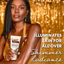 Palmer's Cocoa Butter Formula Shimmer Body Lotion with Vitamin E, 155ml, Radiance Body Gloss, Help Blur Veins, Cellulite, Marks, 48 Hour Moisture orange