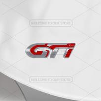 Car 3D Metal GTI Body Emblem Badge Decals Auto Tail QPO5 Sticker For Peugeot RCZ 406 405 205 3008 206 208 408 508 407 107 307 GT Line
