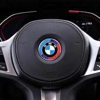 Auto Steering Wheel Center Aluminum Alloy Badge Logo Sticker For BMW M Emblem E46 E36 E34 F10 E90 F30 E60 F30 E53 E30 E92 E87 1Pcs
