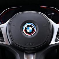 Auto Steering Wheel Center Aluminum Alloy Badge Logo Sticker For BMW M Emblem E46 E36 E34 F10 E90 F30 E60 F30 E53 E30 E92 E87 1Pcs