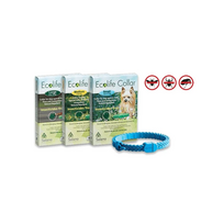 SOLANO Ecolife natūralus antiparazitinis antkaklis 8 - 20 kg svorio šunims