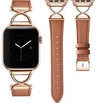 Odinė apyrankė Apple Watch Ultra 2/1, moteriška apyrankė 49mm 42mm 44mm 45mm 40 41mm 46mm, prabangi juosta IWatch 10 9 8 7 6 SE Correa 38mm 40mm 41mm brown