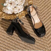 Mary Jane Shoes For Women Wedge With Platform Waterproof Super-high Heel Woman Pumps Comfortable Casual 2025 Luxury Shoe On Sale 40 brown