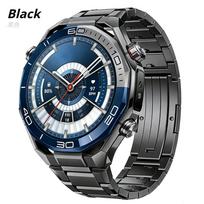 22 mm titano apyrankė HUAWEI WATCH Ultimate 1/2 Buds metalinė prabangi greito atsegimo apyrankė, skirta Huawei Watch 5 4/GT 6 5 4 Pro 3 2 46 mm GT2e GT3 SE Huawei GT3 Pro 46mm gray