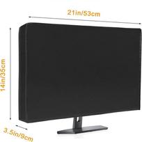21inch 24inch 28inch Home PC Desktop Computer Monitor Dust Cover 420D Oxford Cloth Waterproof Fabric LCD Screen Protector Case black
