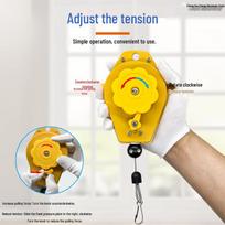 Electric Screwdriver Balancer & Puller with Spring Retractable Lanyard and Lifting Hook 3.0KG-5.0KG Balancer