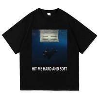 Billie Eilish  Hit Me Hard and Soft The Tour Live in 3D Marškinėliai 2026 Vasara Nauji Unisex Moteriški Medvilniniai Oversized Marškinėliai Y2K M blue