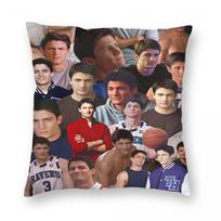 One Tree Hill Nathan Scott Pillowcase Polyester Linen Velvet Printed Zip Decor Pillow Case Sofa Seater Cushion Case 45X45 Peach skin 18*18(CM)-1Pcs